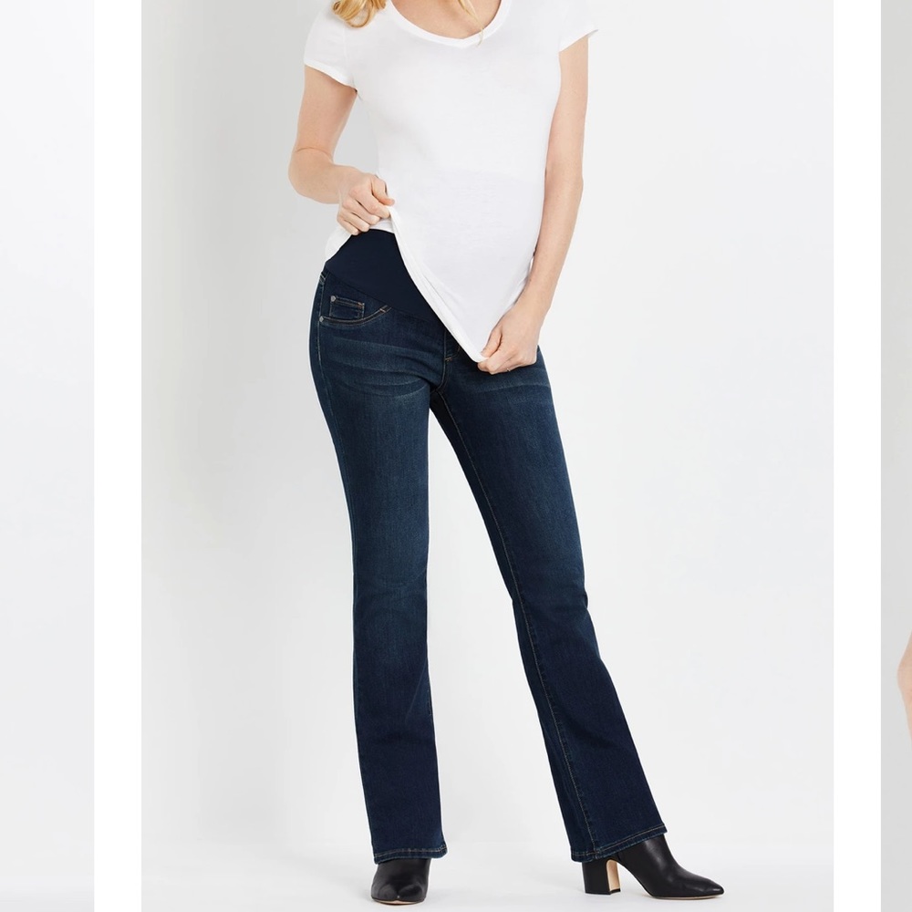 MOTHERHOOD MATERNITY BOOTCUT MATERNITY JEANS